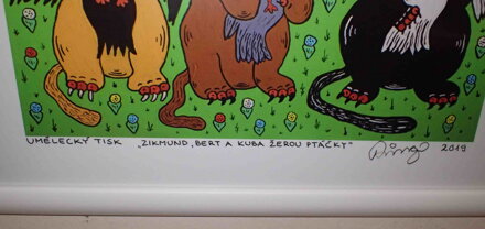 ZIKMUND, BERT A KUBA ŽEROU PTÁČKY - ČECH RINGO FRANTIŠEK