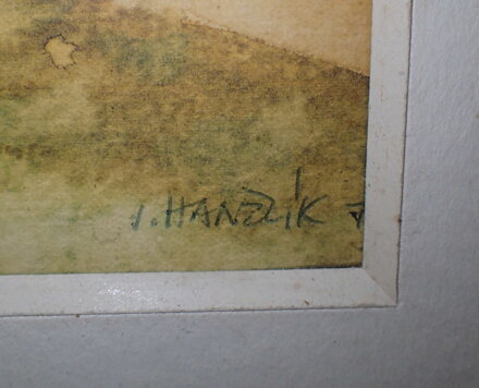 KAMENNÁ KAŠNA SE SOCHOU SILÉNA V TELČI - HANŽLÍK JIŘÍ