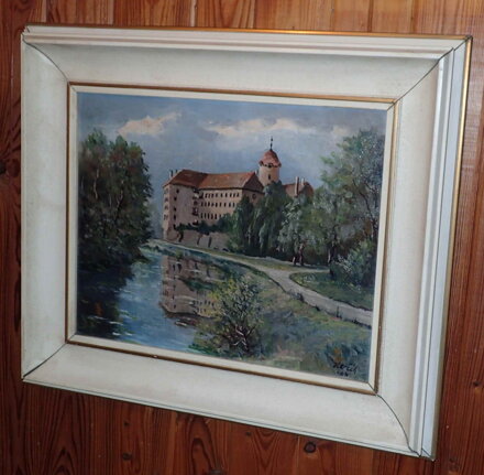 ZÁMEK PODĚBRADY OD LABE - HERČÍK
