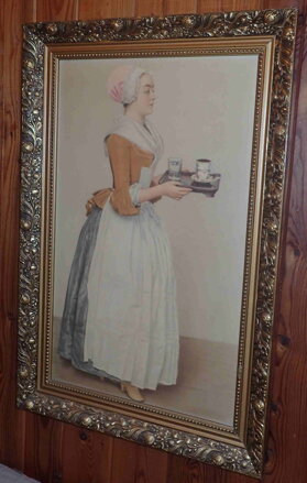 DÍVKA S ČOKOLÁDOU - REPRODUKCE - LIOTARD JEAN-ÉTIENNE