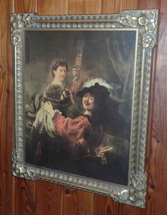 REMBRANDT A SASKIA - REPRODUKCE - REMBRANDT HARMENSZOON VAN RIJN