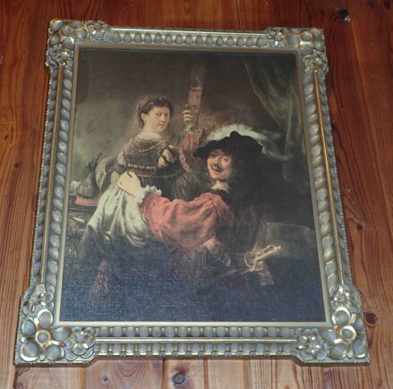REMBRANDT A SASKIA - REPRODUKCE - REMBRANDT HARMENSZOON VAN RIJN