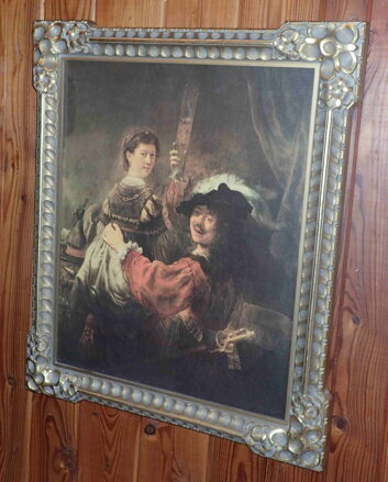 REMBRANDT A SASKIA - REPRODUKCE - REMBRANDT HARMENSZOON VAN RIJN