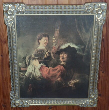 REMBRANDT A SASKIA - REPRODUKCE - REMBRANDT HARMENSZOON VAN RIJN