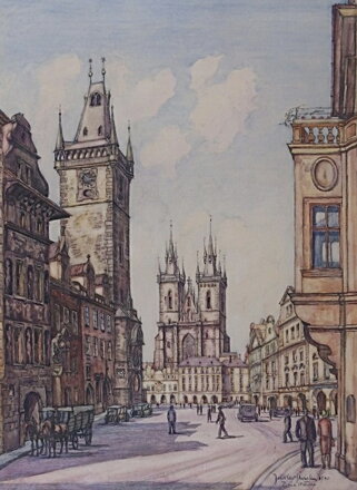 PRAHA STAROMĚSTSKÁ RADNICE A NÁMĚSTÍ - SKRBEK JAROSLAV