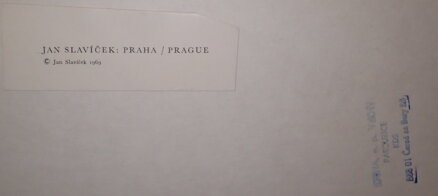 PRAHA - SLAVÍČEK JAN - REPRODUKCE