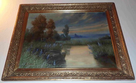 SOUMRAK NAD KRAJINOU S LOĎKAMI - SVOBODA K.