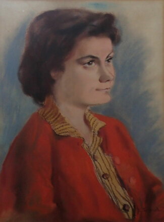 PORTRÉTNÍ STUDIE ŘÍČANY 1960 - TOUREK BOHUMIL