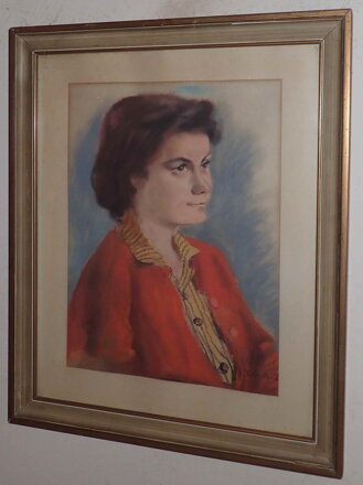 PORTRÉTNÍ STUDIE ŘÍČANY 1960 - TOUREK BOHUMIL