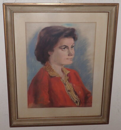 PORTRÉTNÍ STUDIE ŘÍČANY 1960 - TOUREK BOHUMIL