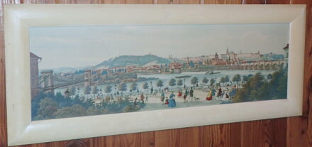 PANORAMATICKÝ POHLED NA PRAHU - VINCENC MORSTADT, JOSEF RYBIČKA
