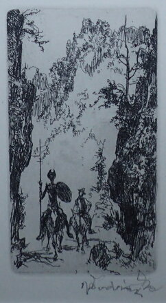 DON QUIJOTE DE LA MANCHA A SANCHO PANZA - VODRÁŽKA JAROSLAV