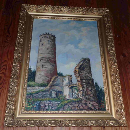 ZŘÍCENINA HRADU ŠELMBERK - BLAHUŠEK EVŽEN