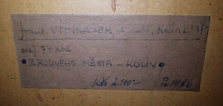 KOLÍN Z RODNÉHO MĚSTA - BLAŽEK FRANTIŠEK VÍT