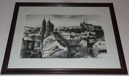 PRAHA POHLED NA HRADČANY - CHUDOMEL JAROSLAV