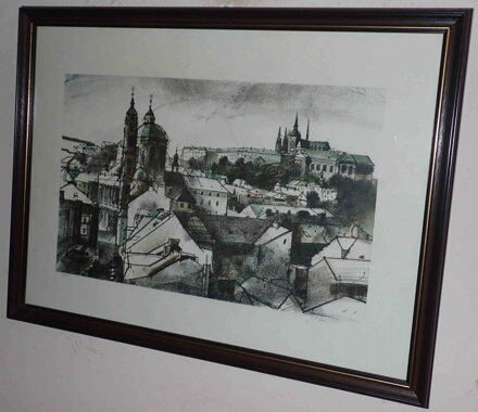 PRAHA POHLED NA HRADČANY - CHUDOMEL JAROSLAV