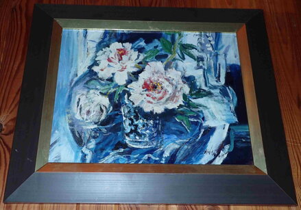 PIVOŇKY NA MODRÉM UBRUSU - HÁSKOVÁ SVĚTLA