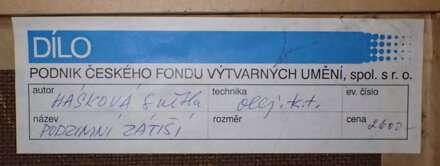 PODZIMNÍ ZÁTIŠÍ - HÁSKOVÁ SVĚTLA