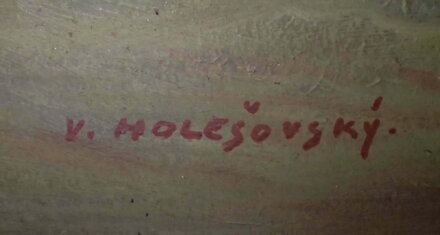 ŽENY PŘI PRÁCI SE SNOPY - HOLEŠOVSKÝ V.