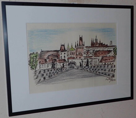 PRAHA KARLŮV MOST - PTÁČEK BOHUMIL