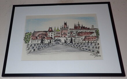 PRAHA KARLŮV MOST - PTÁČEK BOHUMIL