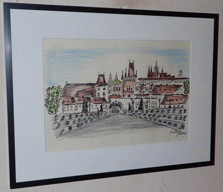 PRAHA KARLŮV MOST - PTÁČEK BOHUMIL