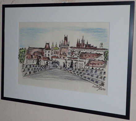 PRAHA KARLŮV MOST - PTÁČEK BOHUMIL