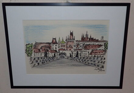 PRAHA KARLŮV MOST - PTÁČEK BOHUMIL