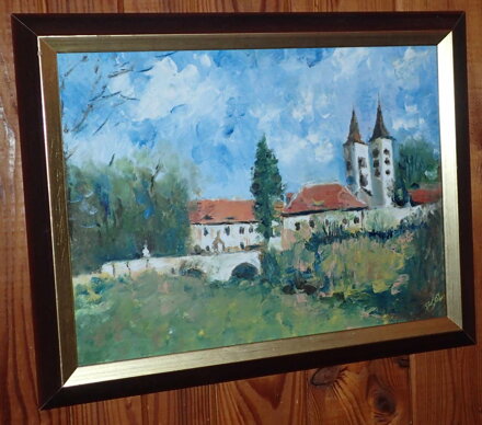 POHLED NA KLÁŠTER V MILEVSKU - SKLUZÁČKOVÁ PETRA