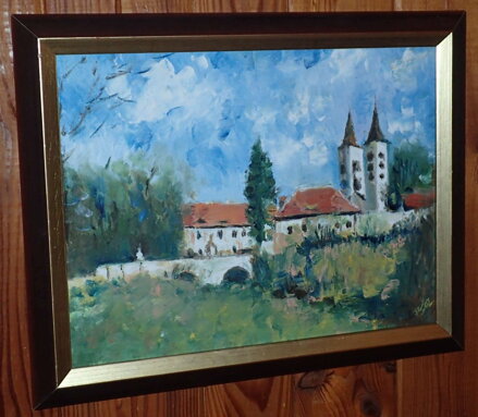 POHLED NA KLÁŠTER V MILEVSKU - SKLUZÁČKOVÁ PETRA