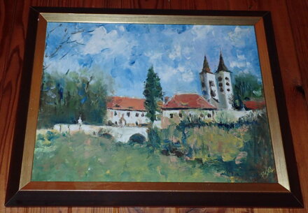 POHLED NA KLÁŠTER V MILEVSKU - SKLUZÁČKOVÁ PETRA