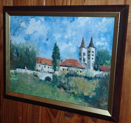 POHLED NA KLÁŠTER V MILEVSKU - SKLUZÁČKOVÁ PETRA