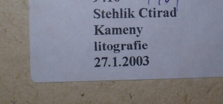 KAMENY I - STEHLÍK CTIRAD