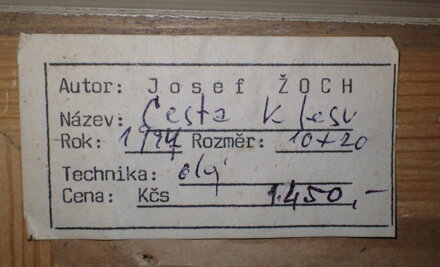 CESTA K LESU - ŽOCH JOSEF