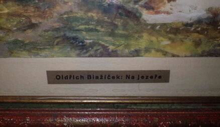 NA JEZEŘE - BLAŽÍČEK OLDŘICH - REPRODUKCE