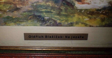 NA JEZEŘE - BLAŽÍČEK OLDŘICH - REPRODUKCE
