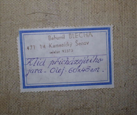 KLID PŘICHÁZEJÍCÍHO JARA - BLECHA BOHUMIL