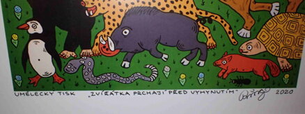 ZVÍŘÁTKA PRCHAJÍ PŘED VYHYNUTÍM - ČECH RINGO FRANTIŠEK