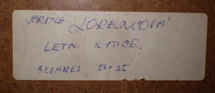 LETNÍ KYTICE - LORENCOVÁ JARMILA