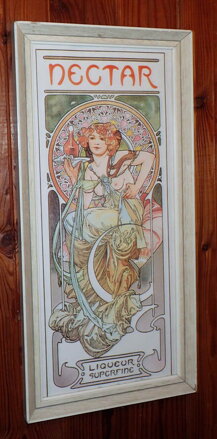 NECTAR LIQUEUR SUPERFINE - REPRODUKCE - MUCHA ALFONS MARIA