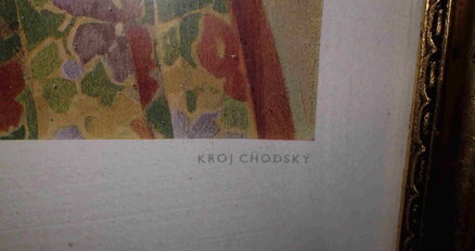 KROJ CHODSKÝ - PAŘÍZEK FRANTIŠEK - REPRODUKCE