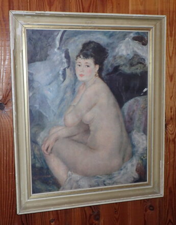 NAHÁ ŽENA NA GAUČI - RENOIR PIERRE-AUGUSTE - REPRODUKCE