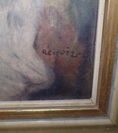 NAHÁ ŽENA NA GAUČI - RENOIR PIERRE-AUGUSTE - REPRODUKCE