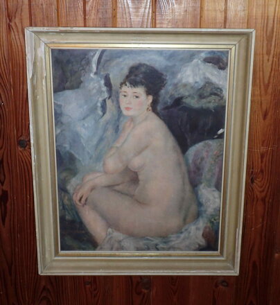 NAHÁ ŽENA NA GAUČI - RENOIR PIERRE-AUGUSTE - REPRODUKCE