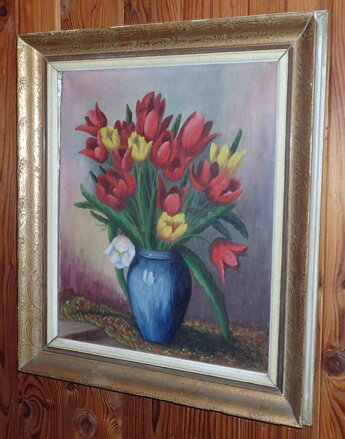BAREVNÉ TULIPÁNY - SAPÁK E.