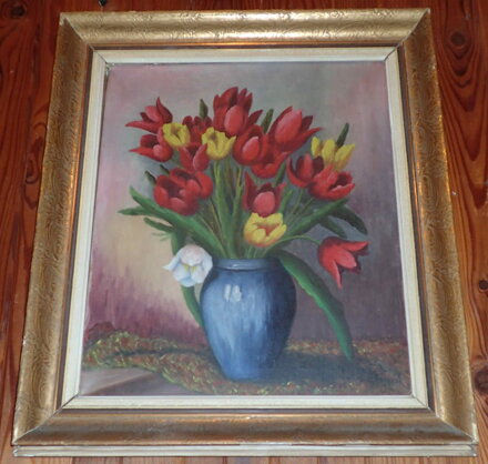BAREVNÉ TULIPÁNY - SAPÁK E.