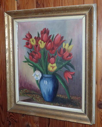 BAREVNÉ TULIPÁNY - SAPÁK E.