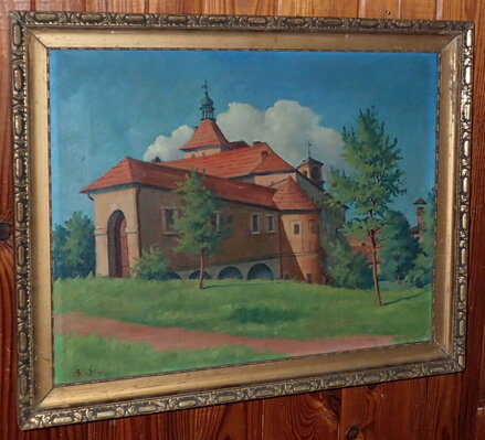 PARDUBICKÝ ZÁMEK POHLED OD JIHU - ŠIC B. 