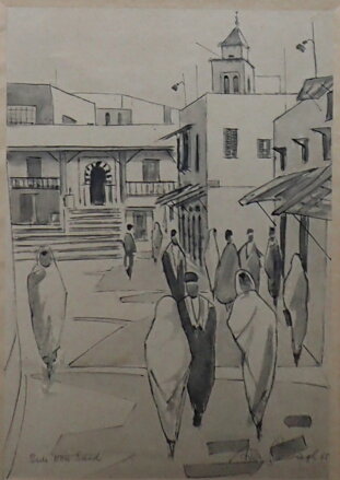 TUNISKO SIDI BOU SAID - SIEGL ÁDA (ADOLF VLADIMÍR SIEGL)