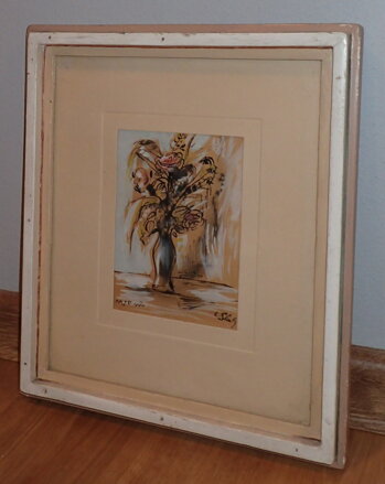 KVĚTINY VE VÁZE - SLABÝ KAREŠ KAREL